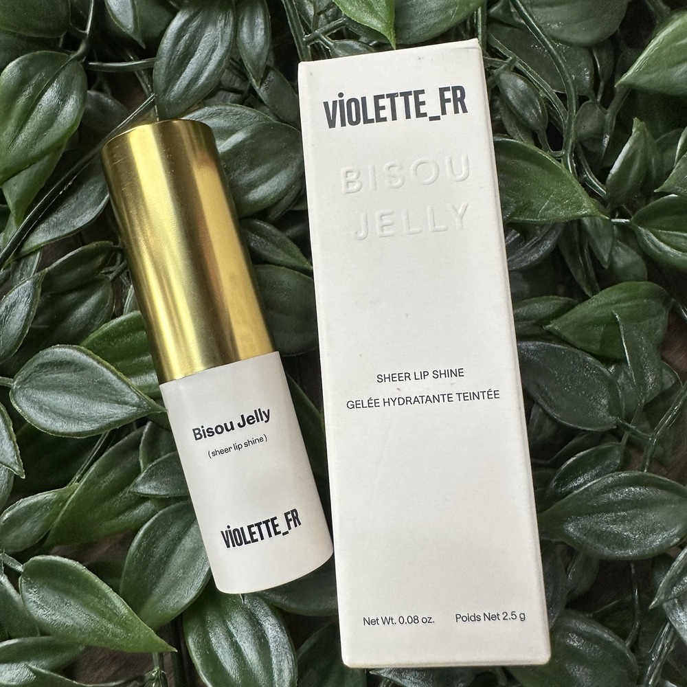 VIOLETTE_FR Bisou Jelly Sheer Lip Shine Stick - POMME D'AMOUR - Full Size - BNIB